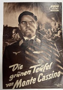 'Die grünen teufel von Monte Cassino' - film leaflet - …