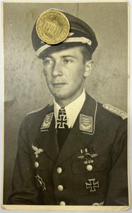 Postcard size photo - K.G.55 - KIA Normandy - Baumgartl