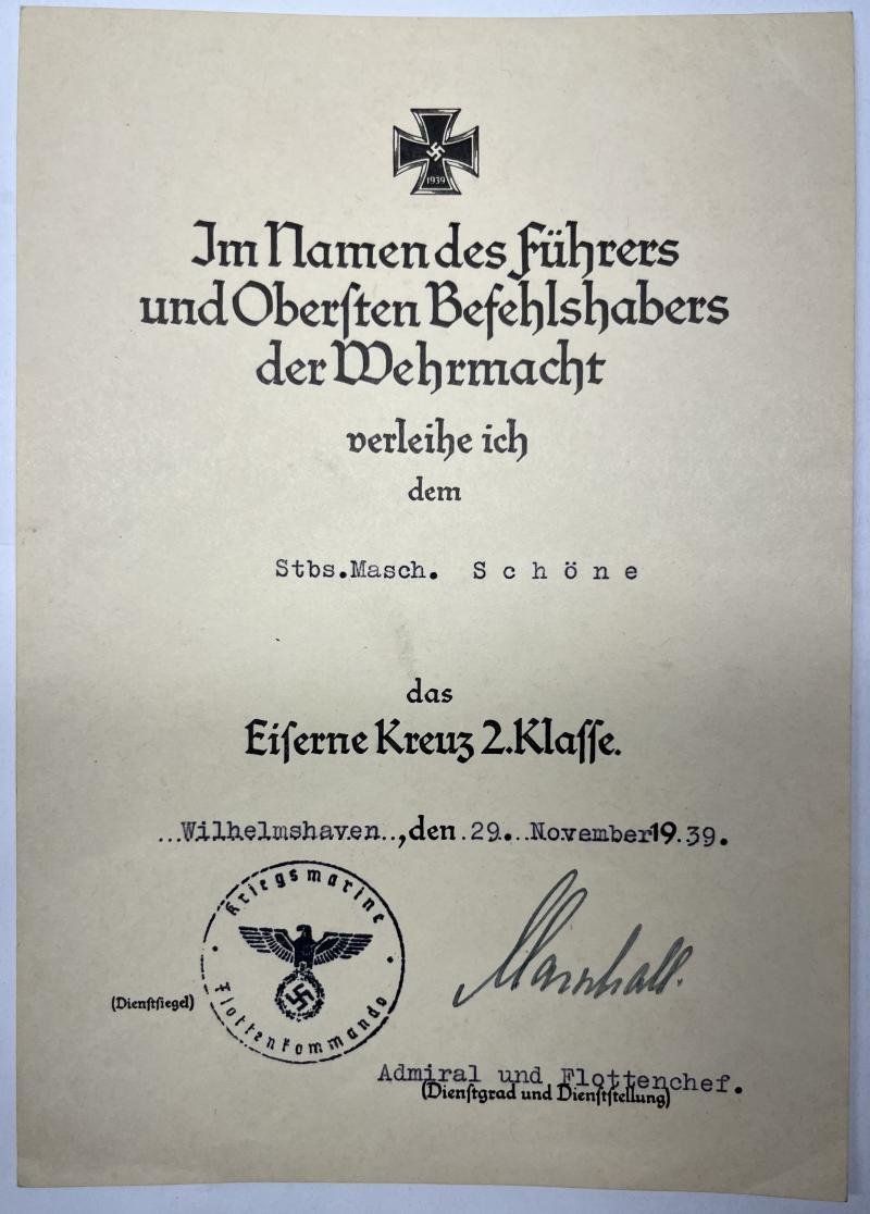 Citation grouping - KM - 'Gneisenau' - Schöne — image 5