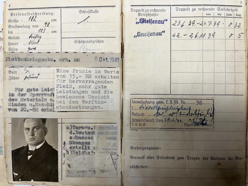 Citation grouping - KM - 'Gneisenau' - Schöne — image 9