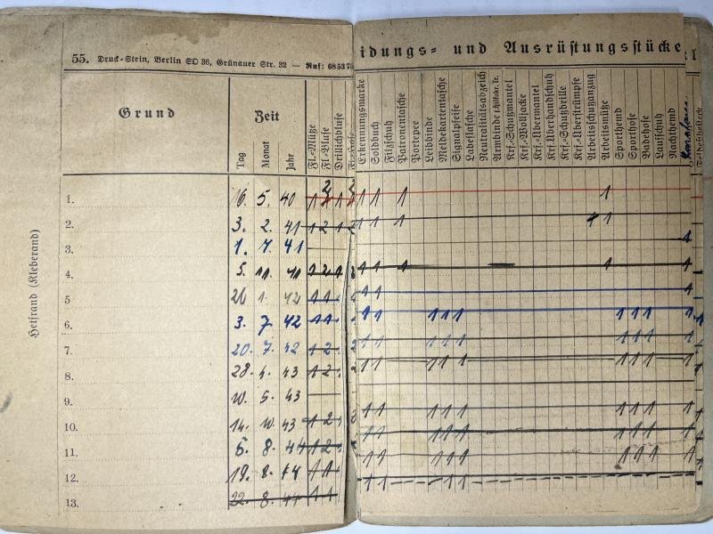 Soldbuch/drivers-license - Luftwaffe/WH(Heer) - 159.Inf.Div. - Keilhack — image 10