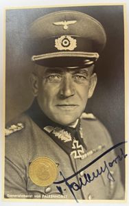 Hoffmann postcard signed - KC recipient - Falkenhorst