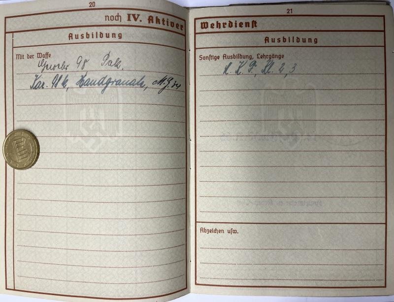 Wehrpass - WH (Heer) - 267.Inf.Div. - Dietrich — image 5