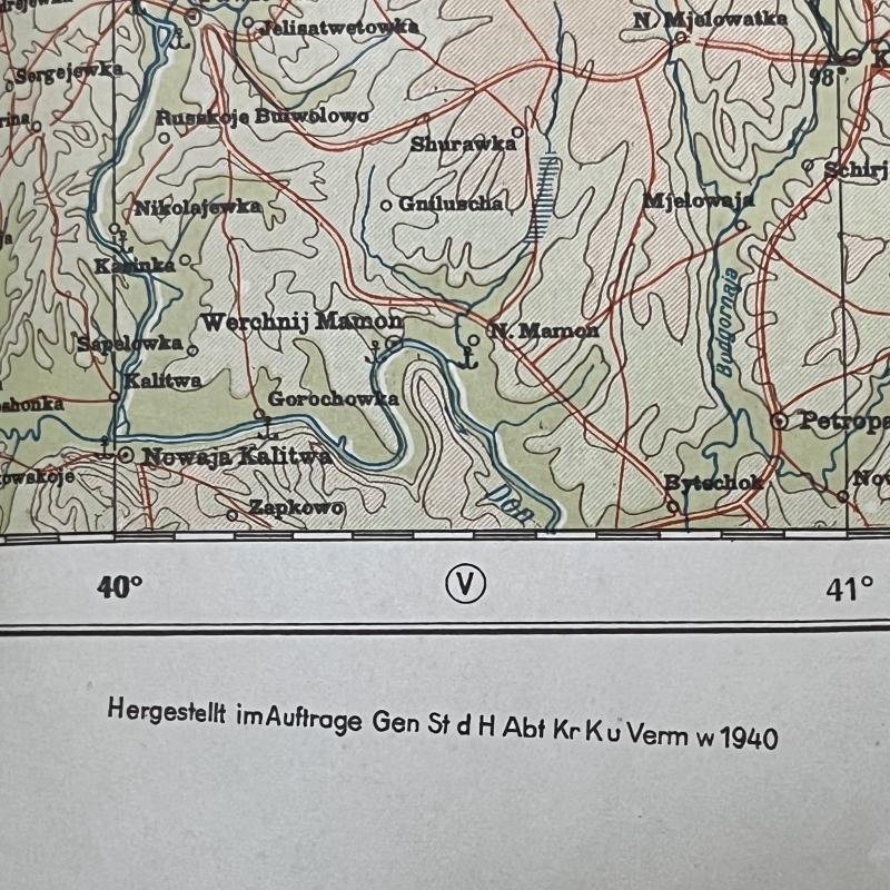 Map of Leningrad-Charkow -1940 — image 3