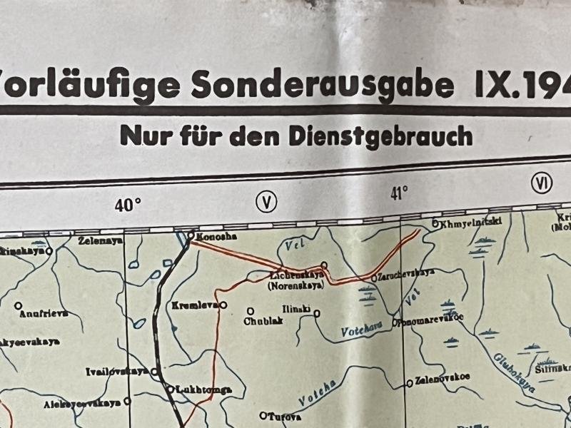Map of Leningrad-Charkow -1940 — image 4