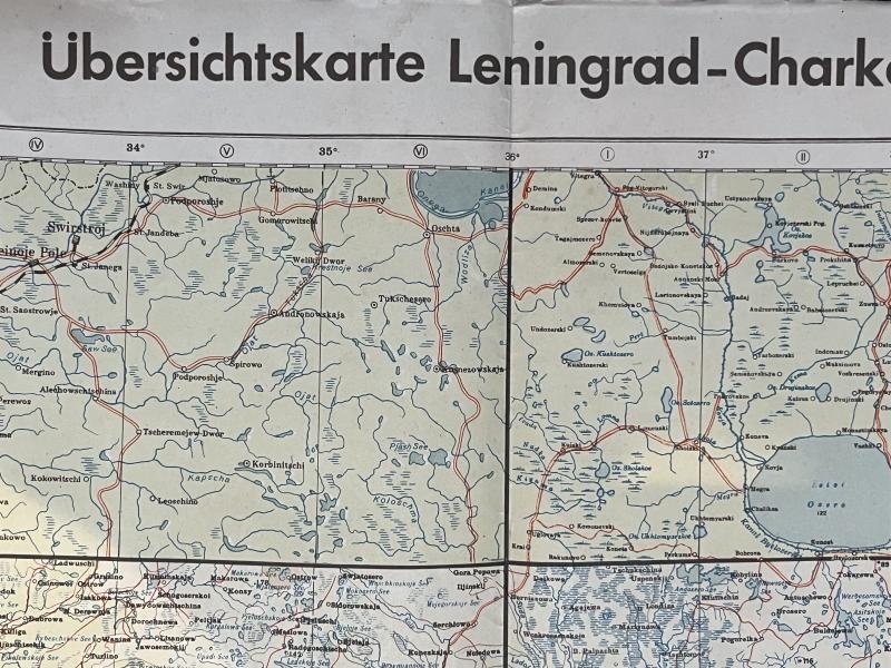 Map of Leningrad-Charkow -1940 — image 5