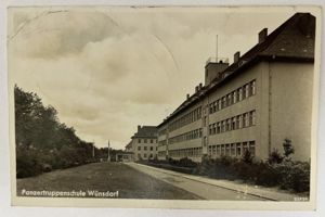 Postcard 'Panzertruppenschule Wünsdorf'