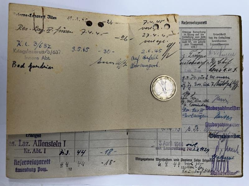 Soldbuch - WH (Heer) - 17.Pz.Div./Heeres Vet.Akademie - Blendinger — image 5