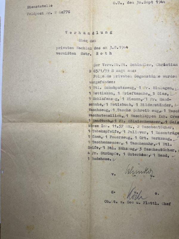 SS 'Deutschland' /KM -document grouping - Roth — image 7