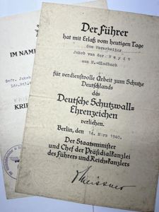 Citation set - WH (Heer) - Lds.sch.Btl.485/B - von der …