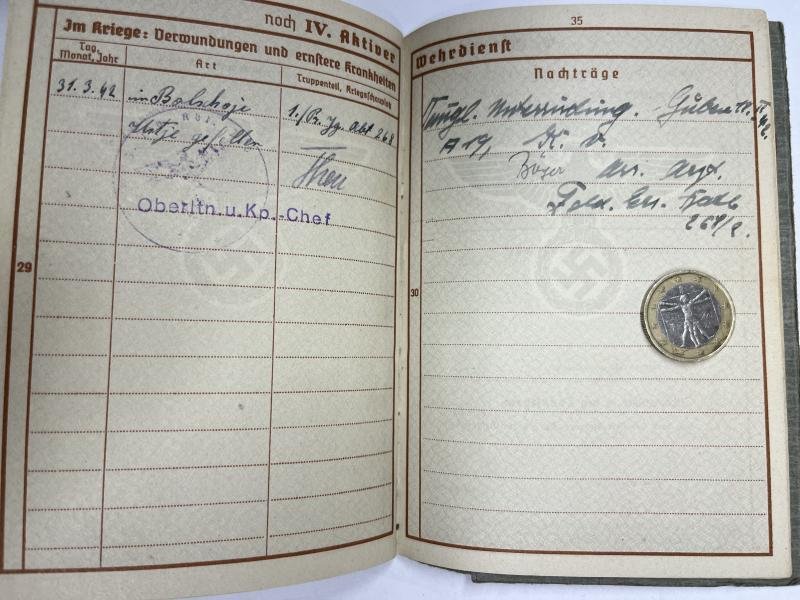 Wehrpass/citation - WH (Heer) - 268.Inf.Div. - Prillwitz — image 10