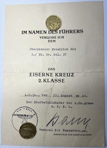 Citation - WH (Heer) - Pi.Br.Btl.37 / 4.Pz.Armee - Nix