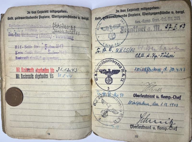 Soldbook/citations/photoalbum grouping - WH (Heer) - 299.Inf.Div. - Eichmann — image 10