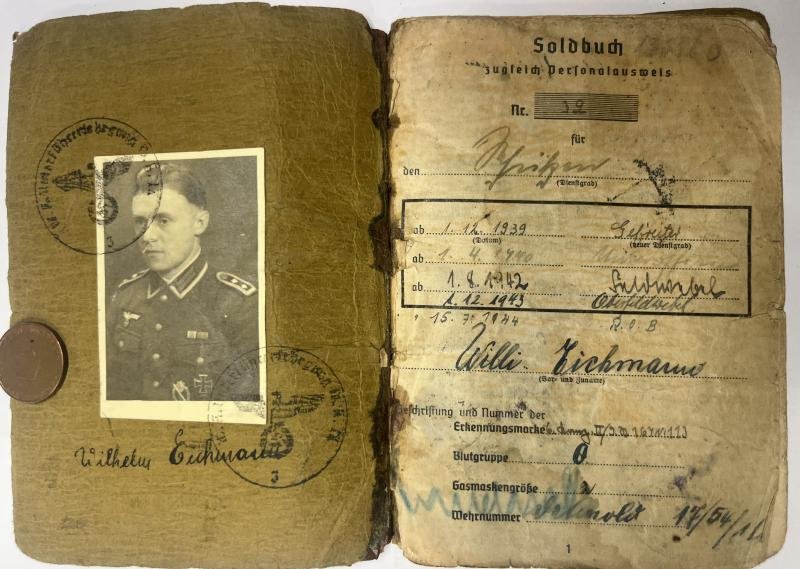 Soldbook/citations/photoalbum grouping - WH (Heer) - 299.Inf.Div. - Eichmann — image 6