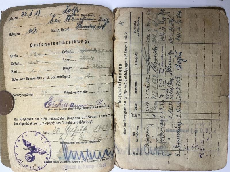 Soldbook/citations/photoalbum grouping - WH (Heer) - 299.Inf.Div. - Eichmann — image 7