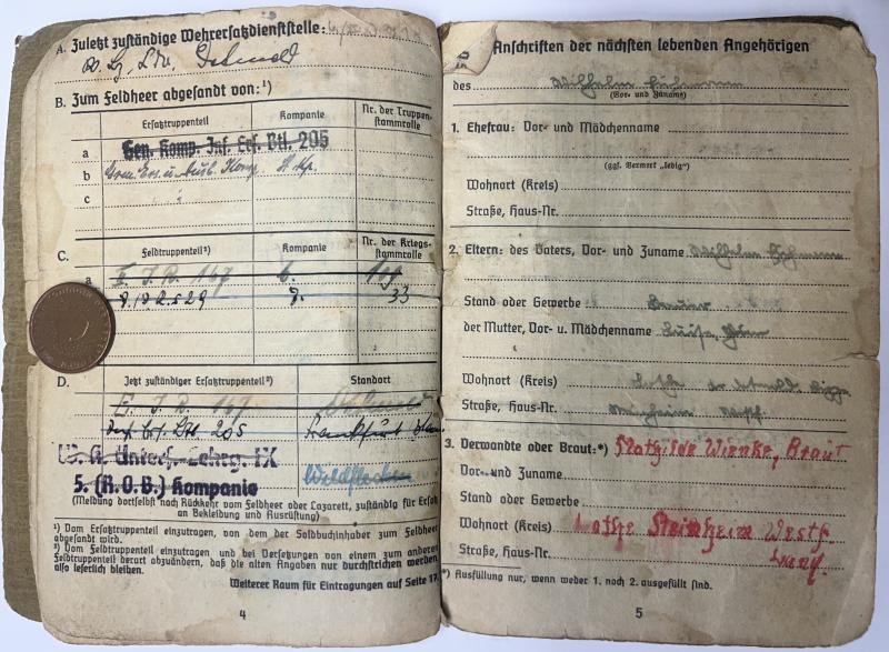 Soldbook/citations/photoalbum grouping - WH (Heer) - 299.Inf.Div. - Eichmann — image 8