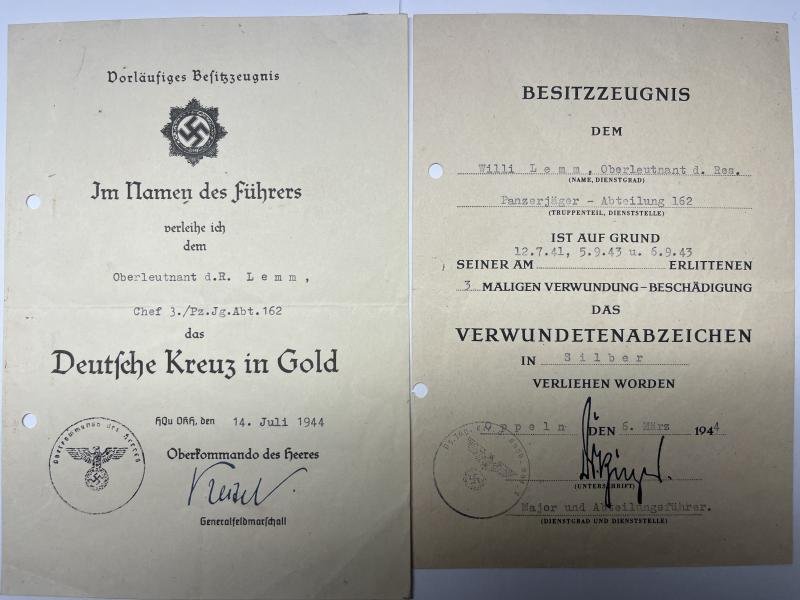 Citation grouping - WH (Heer) - 62.Inf.Div./62.VGD - DKiG - Lemm — image 2