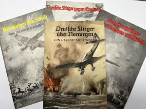 4 x wartime booklet 'Spannende Geschichten'