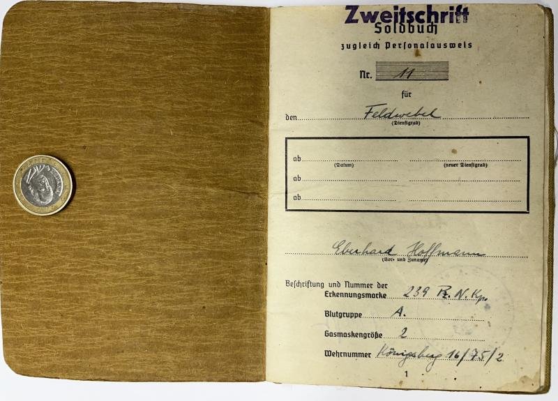 Soldbuch/citations/photoalbum - DAK - Hoffmann — image 4