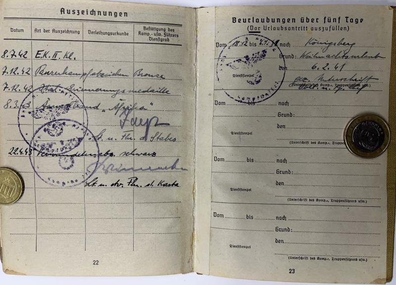 Soldbuch/citations/photoalbum - DAK - Hoffmann — image 8