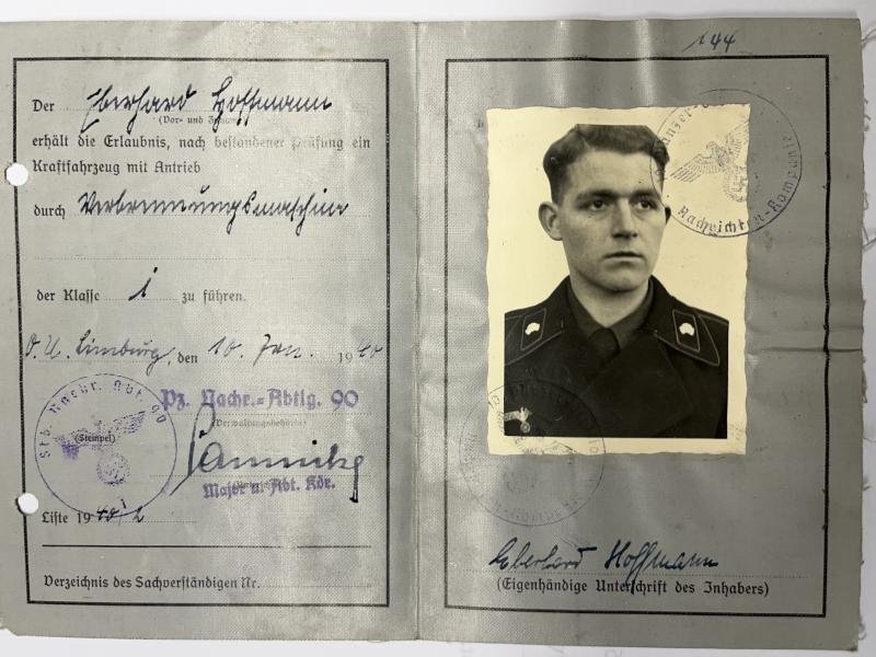 Soldbuch/citations/photoalbum - DAK - Hoffmann — image 9