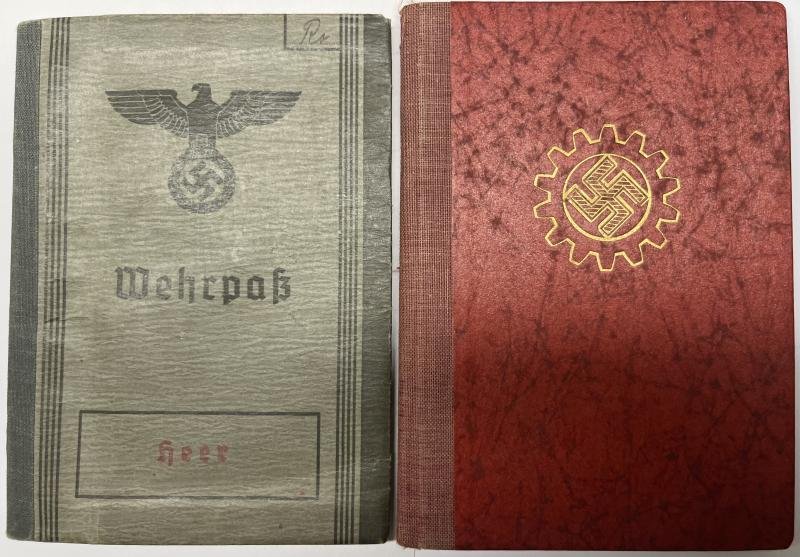 Wehrpass - WH (Heer) - 'Volkssturm' - Rose — image 2