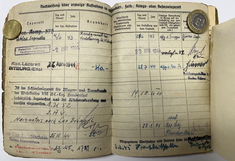 Soldbuch WH (Heer) - 221.Inf.Div./454.Sich.Div. - Lasch — image 6