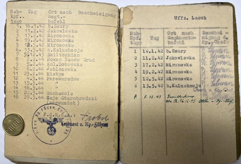 Soldbuch WH (Heer) - 221.Inf.Div./454.Sich.Div. - Lasch — image 7