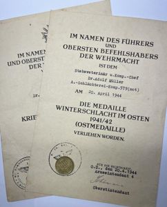 Citation set - WH (Heer) - Schlächterei-Komp.579 - Müller