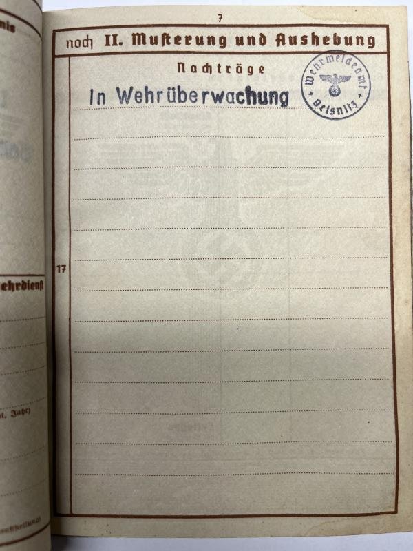 Wehrpass - 'Algemeine-SS' - Nahr — image 5