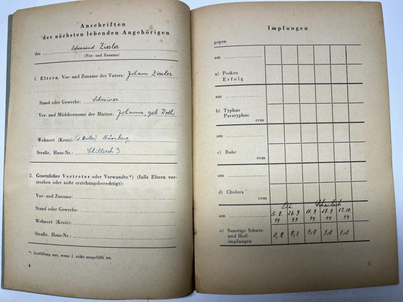 'Personalbuch'/'Personalausweis' - 'Luftwaffe-Helfer' - Zissler — image 7