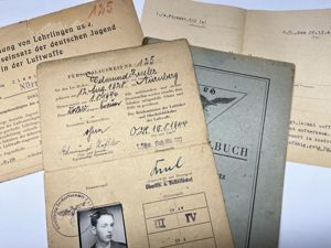 'Personalbuch'/'Personalausweis' - 'Luftwaffe-Helfer' - Zissler