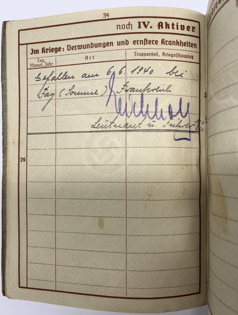 Wehrpass - WH (Heer) - 33.Inf.Div. - Zimmer — image 8