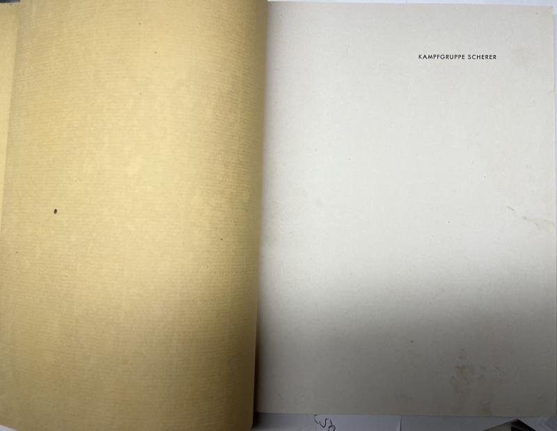 'Kampfgruppe Scherer' book - 1943 — image 2