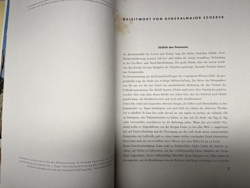 'Kampfgruppe Scherer' book - 1943 — image 4
