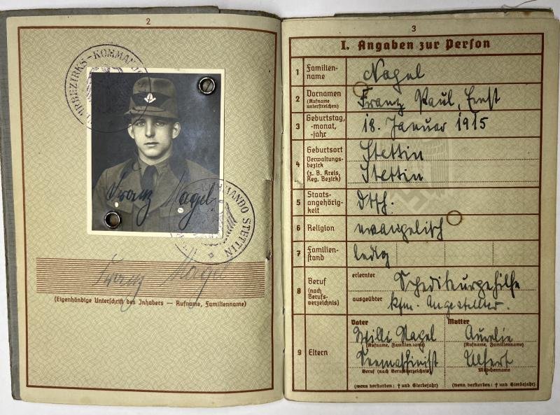 Wehrpass - WH (Heer) - 206.Inf.Div. - Nagel — image 3