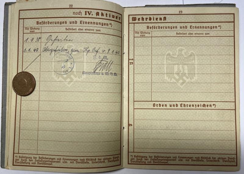 Wehrpass - WH (Heer) - 206.Inf.Div. - Nagel — image 6