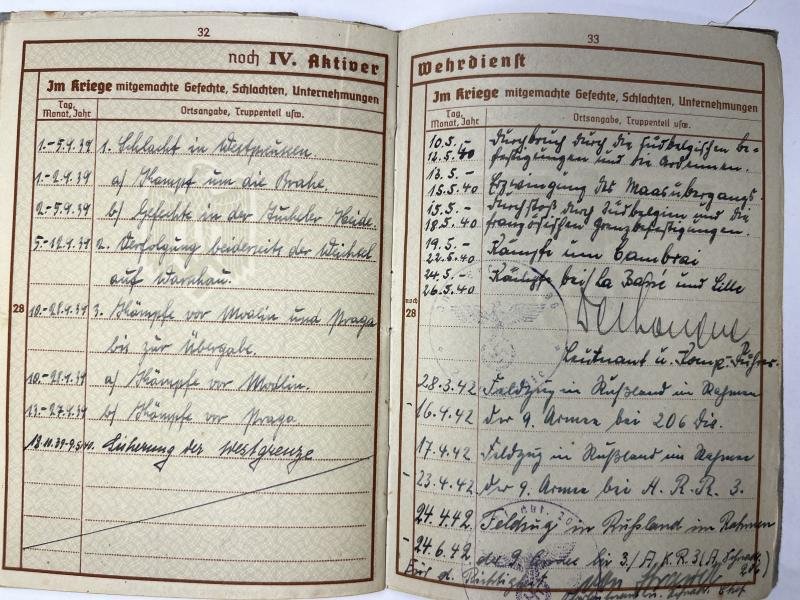 Wehrpass - WH (Heer) - 206.Inf.Div. - Nagel — image 7