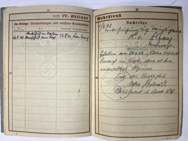 Wehrpass - WH (Heer) - 206.Inf.Div. - Nagel — image 8