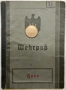 Wehrpass - WH (Heer) - 206.Inf.Div. - Nagel