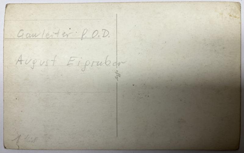 SS-NSDAP photocard - August Eigruber — image 3