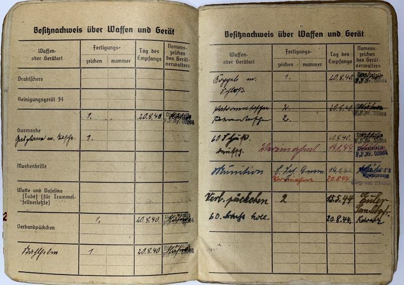 Soldbuch - KM - France/Belgium - Porep — image 10