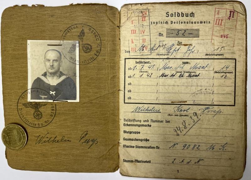 Soldbuch - KM - France/Belgium - Porep — image 2