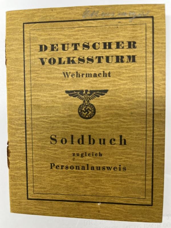 Soldbuch - 'Deutscher Volkssturm' - Ottensmeyer — image 2
