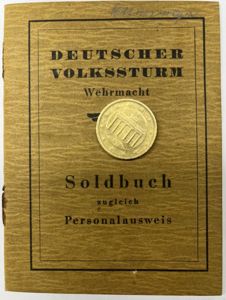 Soldbuch - 'Deutscher Volkssturm' - Ottensmeyer
