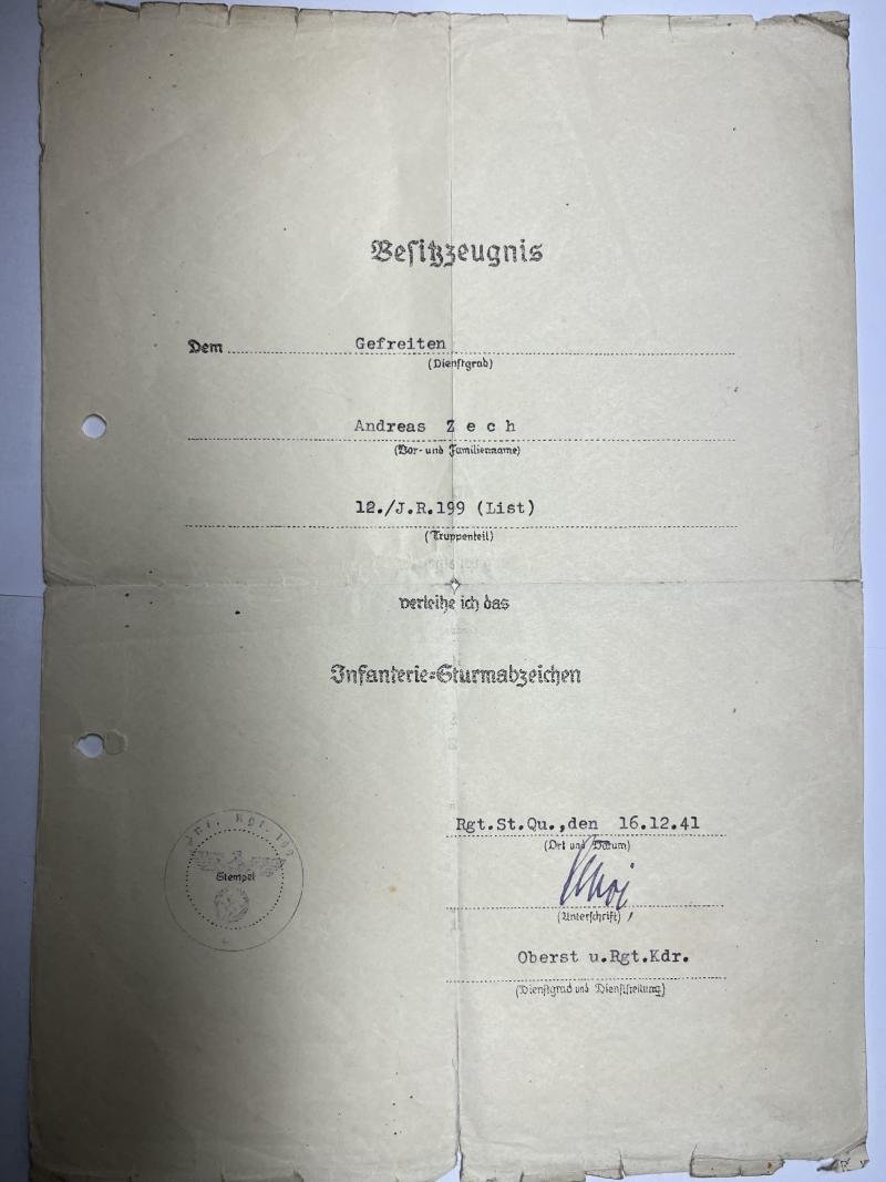 Citation grouping - WH (Heer) - 57.Inf..Div. - 'List' - Zech — image 2