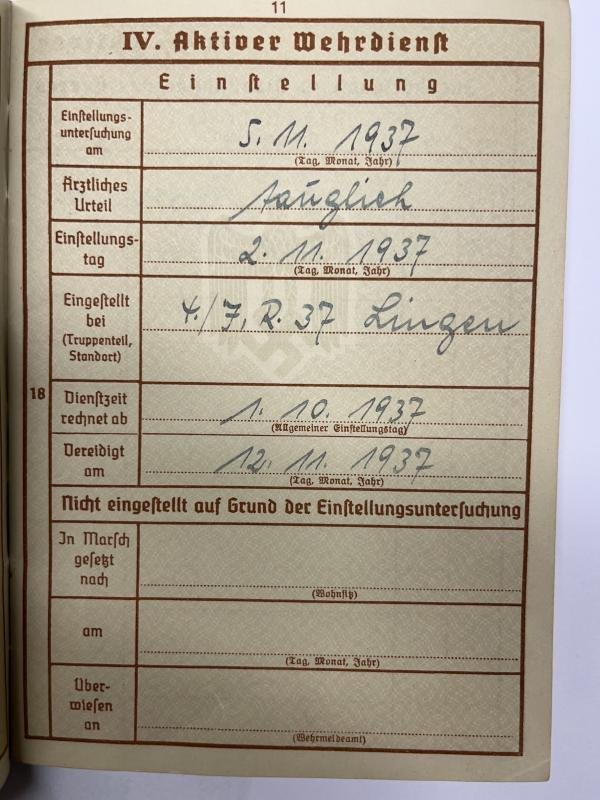 Wehrpass - WH (Heer) - 6.Inf.Div. - Sloma — image 4