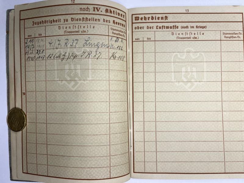 Wehrpass - WH (Heer) - 6.Inf.Div. - Sloma — image 5