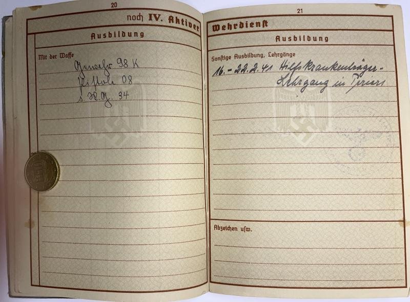 Wehrpass - WH (Heer) - 6.Inf.Div. - Sloma — image 6