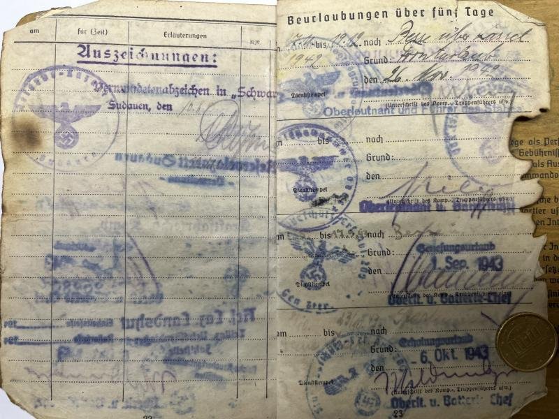 Soldbuch / citation /photos - WH (Heer) - Stug.Brig.600 / Stug.Brig.210 - Barthel — image 10